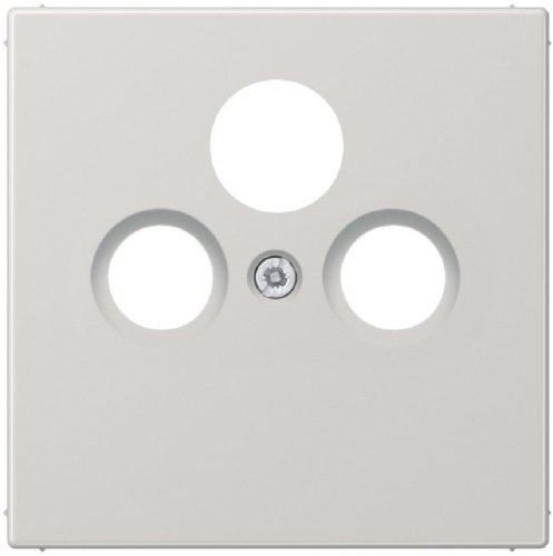 Лицевая панель Jung LS990 для 3-м. розетки TV+R+SAT серый картинка